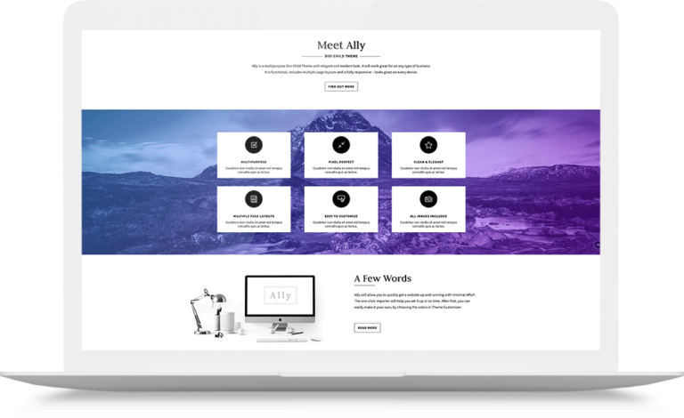 About Me Page Layout | Divi Lover Demos